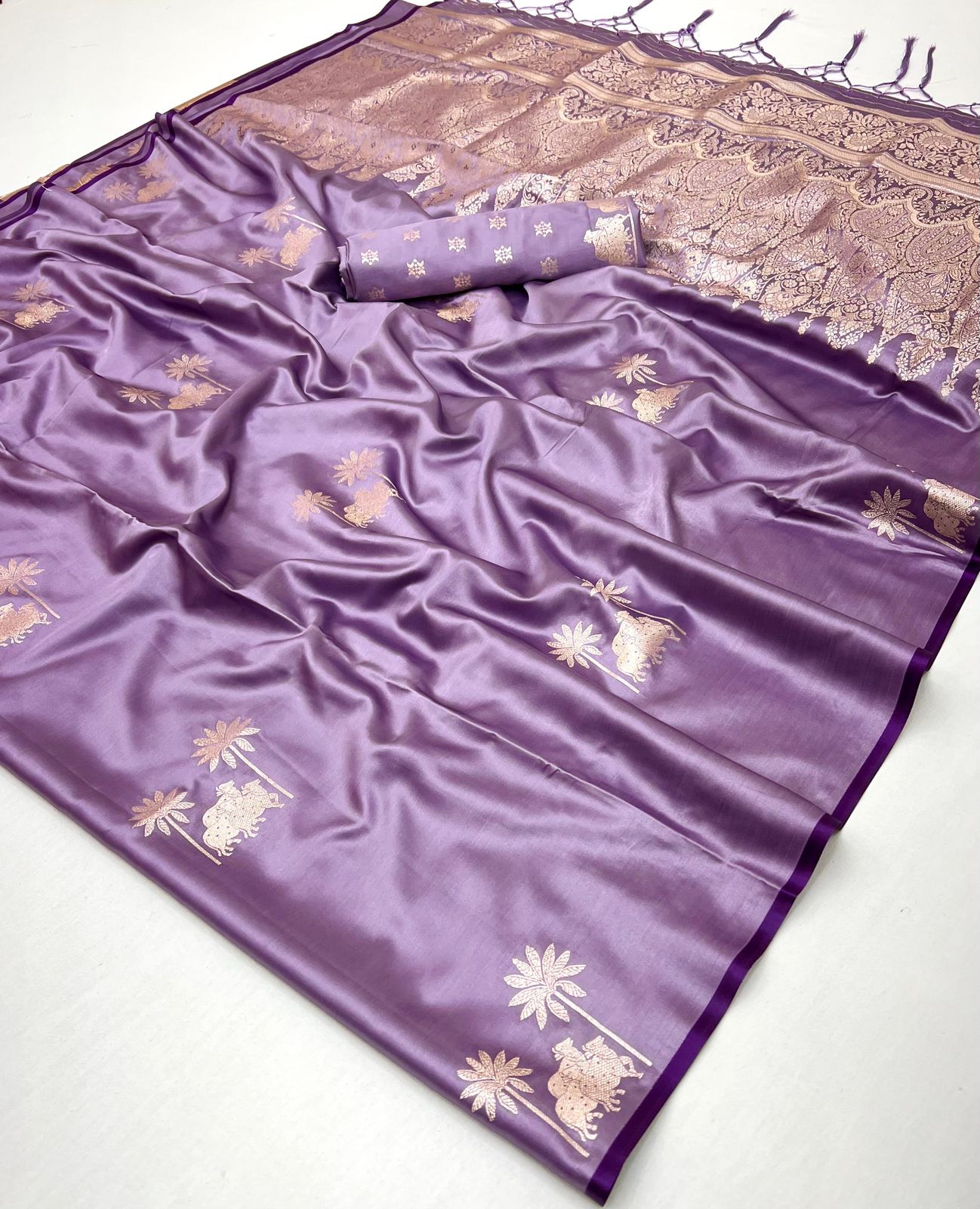 Kanthkala Pichhwai By Rajtex Satin Occation Wear Saree Orders In India
